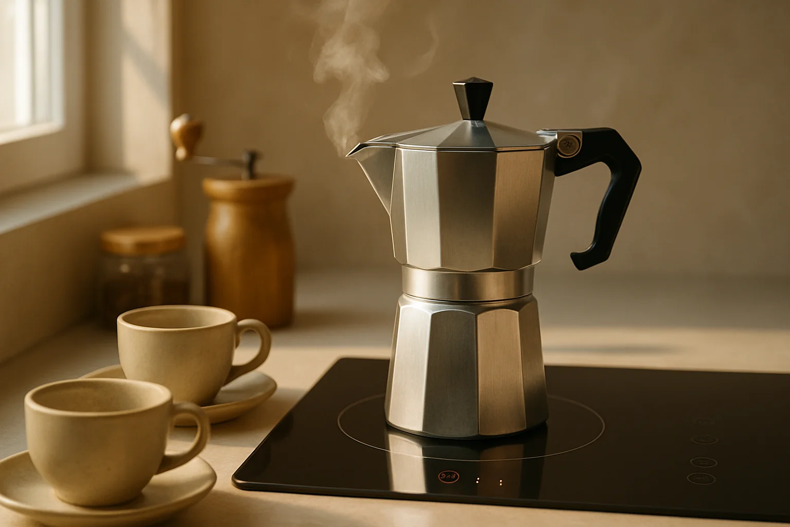 Moka Pot on Induction, Electric & Gas Stoves: What Works